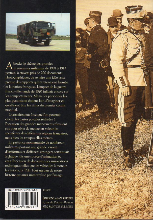 Les Grandes Manoeuvres en France de 1901  1913 verso